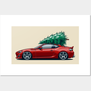 GT86 Xmas tree Posters and Art